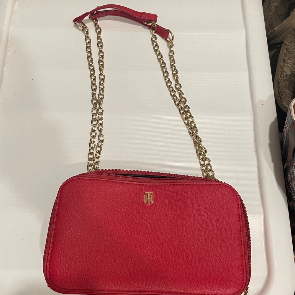 Tommy Hilfiger adjustable chain Purse